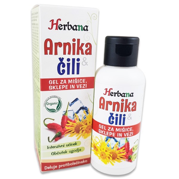 Arnika in čili gel za poživitev